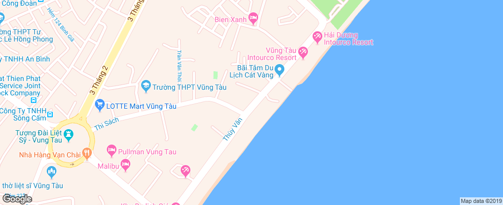 Отель Dic Star на карте Вьетнама