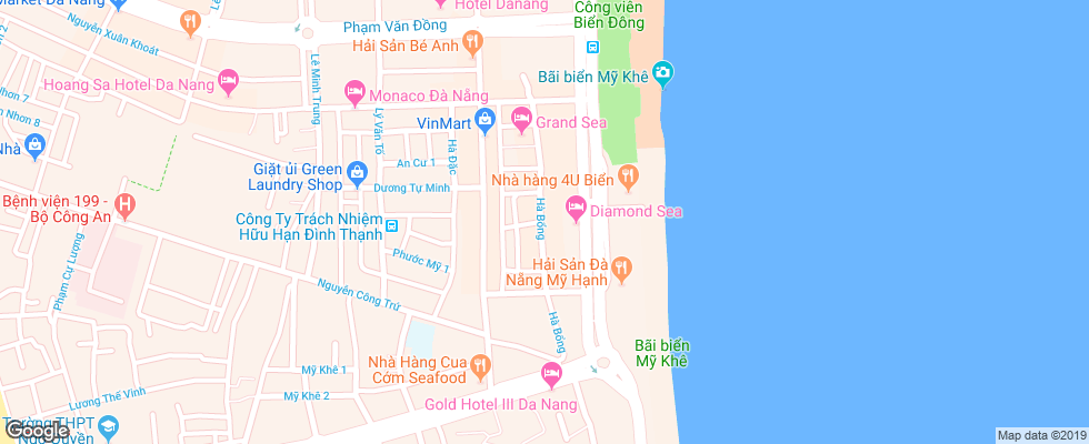 Отель Dylan на карте Вьетнама