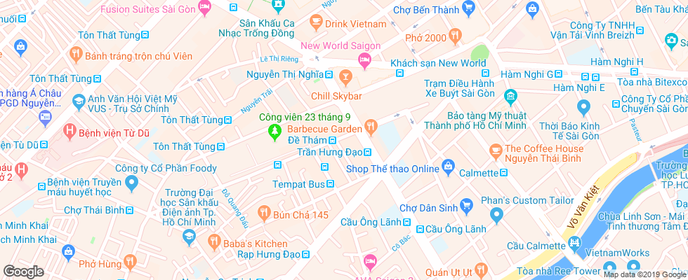 Отель Elios Hotel на карте Вьетнама