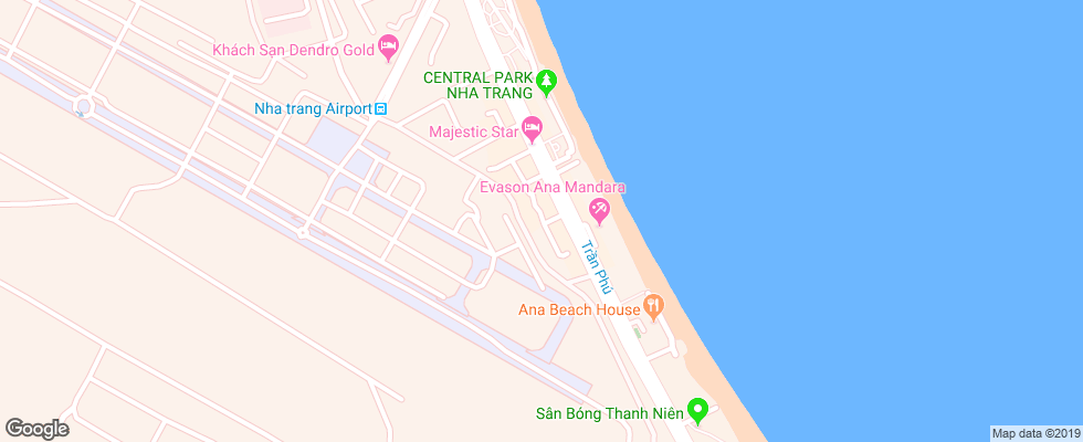 Отель Emerald Bay Hotel & Spa на карте Вьетнама