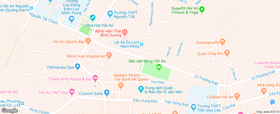 Отель Emm Hotel Hoi An на карте Вьетнама