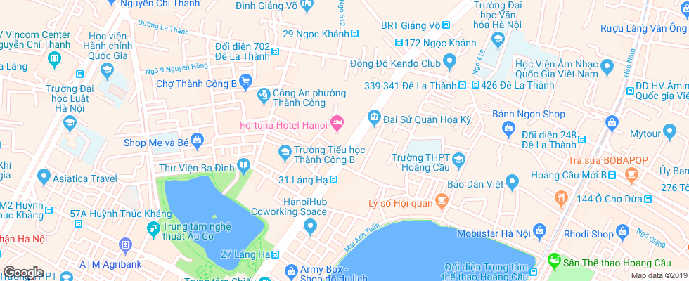 Отель Fortuna на карте Вьетнама