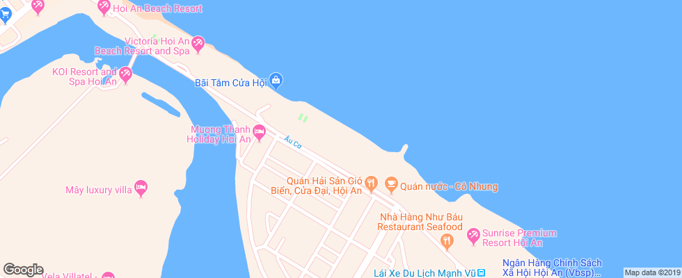 Отель Golden Sand Resort And Spa на карте Вьетнама