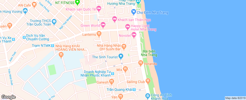 Отель Gosia Hotel Nha Trang на карте Вьетнама