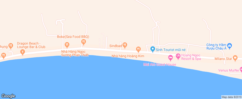 Отель Green Hill Resort на карте Вьетнама
