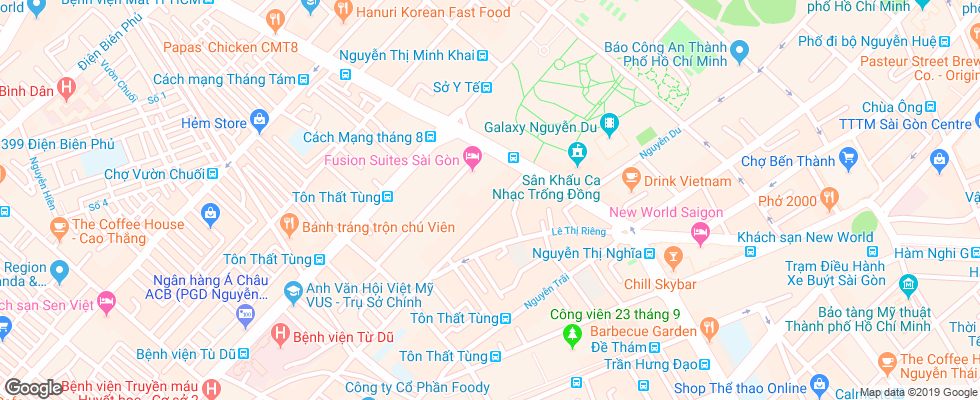 Отель Harmony на карте Вьетнама