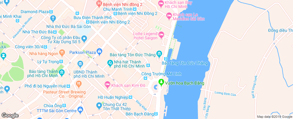 Отель Ho Sen 2 на карте Вьетнама