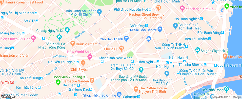Отель Hoang Hai Long 2 на карте Вьетнама
