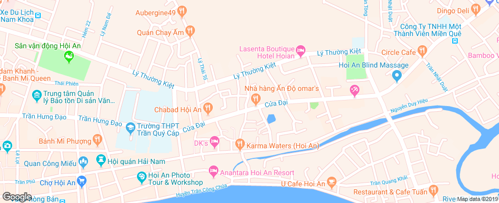 Отель Hoi An Glory Hotel & Spa на карте Вьетнама