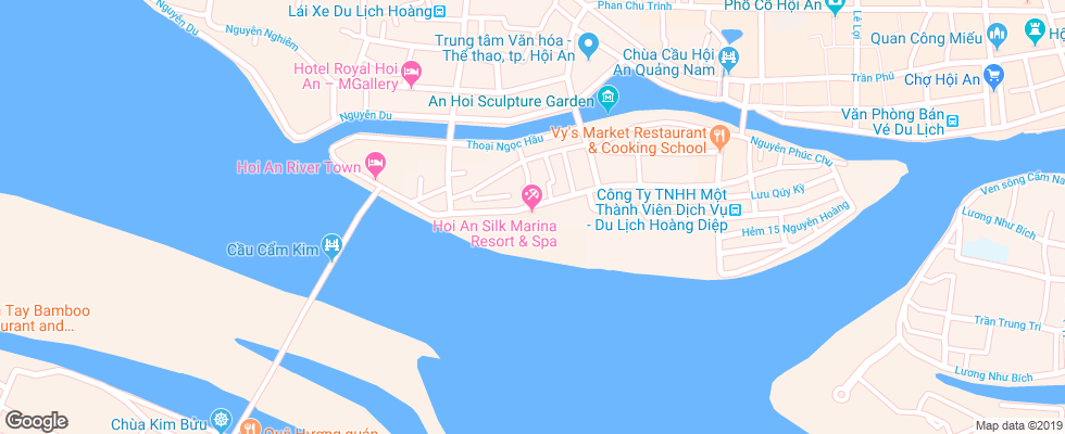 Отель Hoi An Silk Marina Resort & Spa на карте Вьетнама