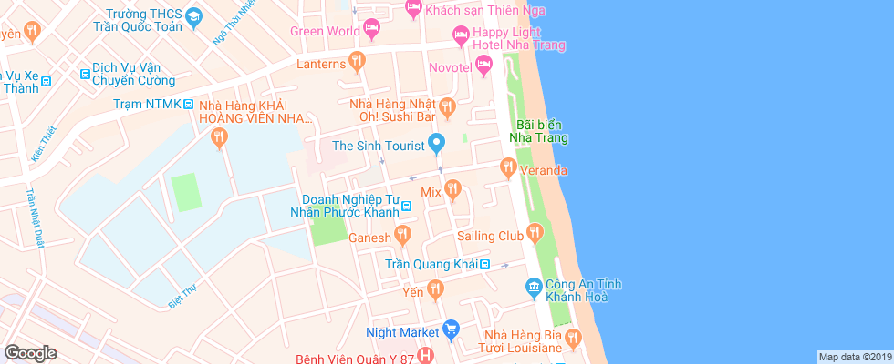 Отель Liberty Central Nha Trang Hotel на карте Вьетнама
