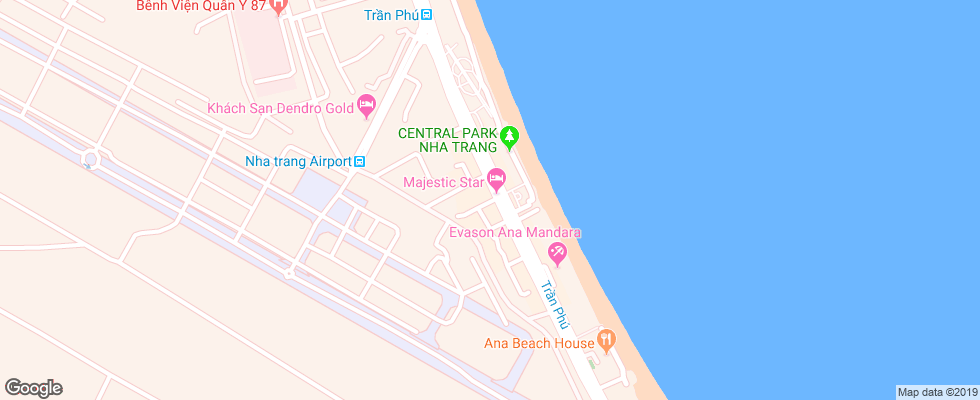 Отель Majestic Premium на карте Вьетнама