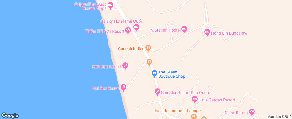 Отель Nice Life на карте Вьетнама