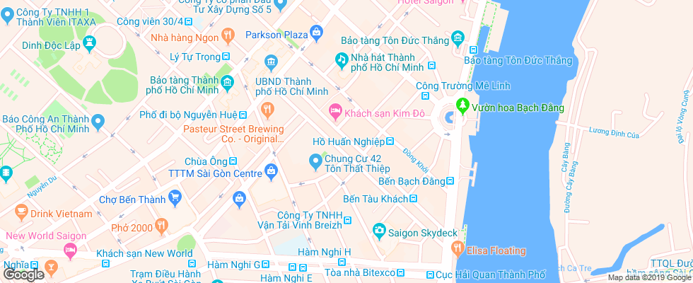 Отель Oscar на карте Вьетнама