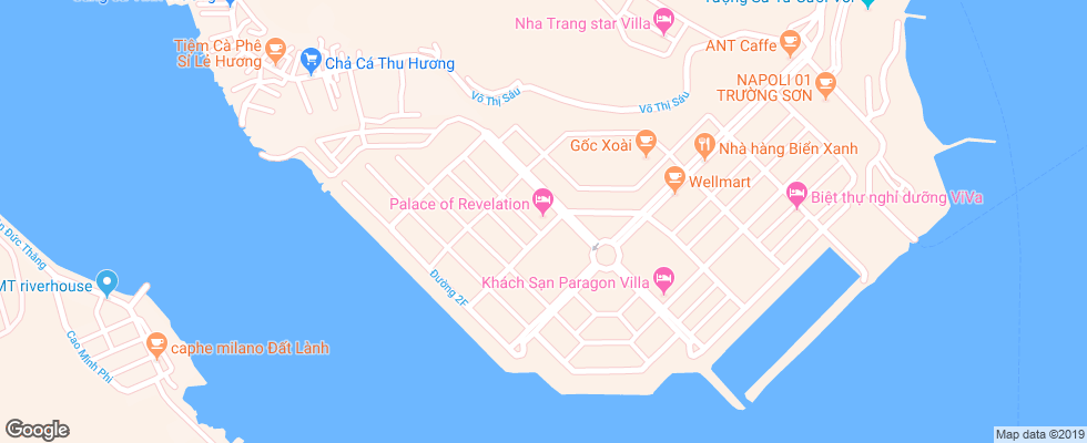 Отель Palace Of Revelation на карте Вьетнама