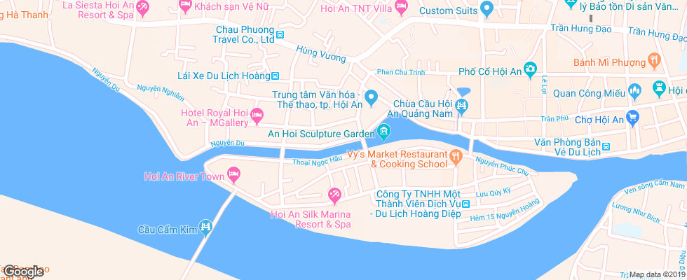 Отель River Suites на карте Вьетнама