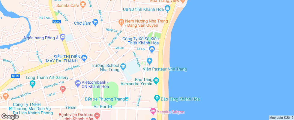 Отель Ttc Hotel Premium на карте Вьетнама
