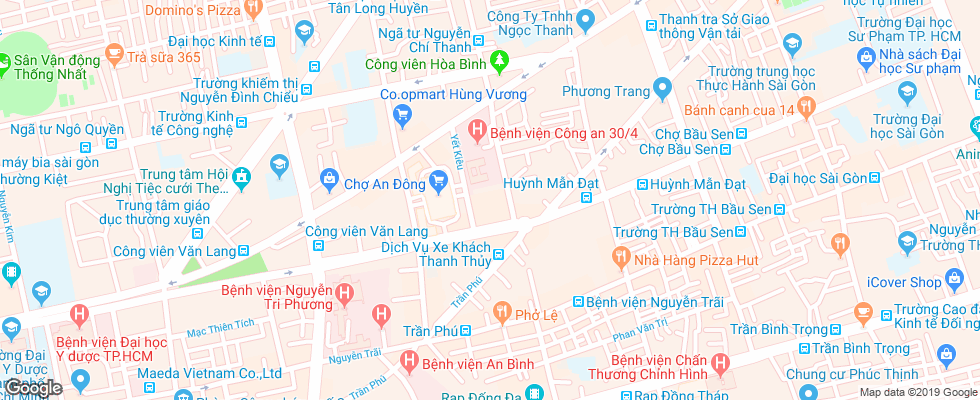 Отель Windsor Plaza на карте Вьетнама