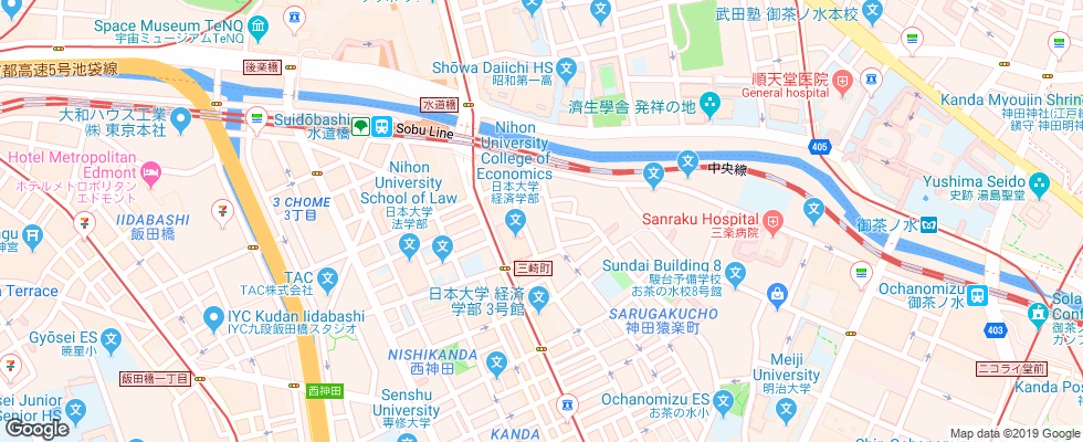 Отель Niwa Tokyo на карте Японии