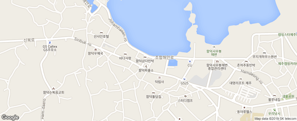Отель Ocean Grand на карте Южной Кореи